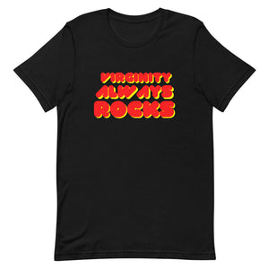 Virginity Always Rocks Tee (Red/Yellow)