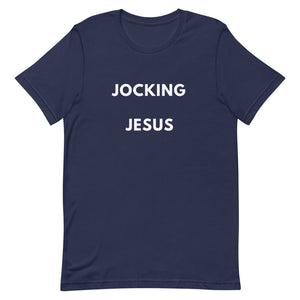 Jocking Jesus Tee (White Letters)