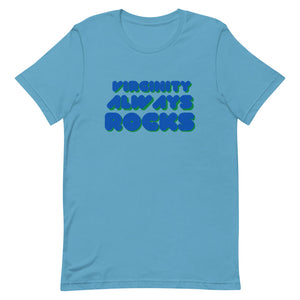 Virginity Always Rocks Tee (Blue/Green)