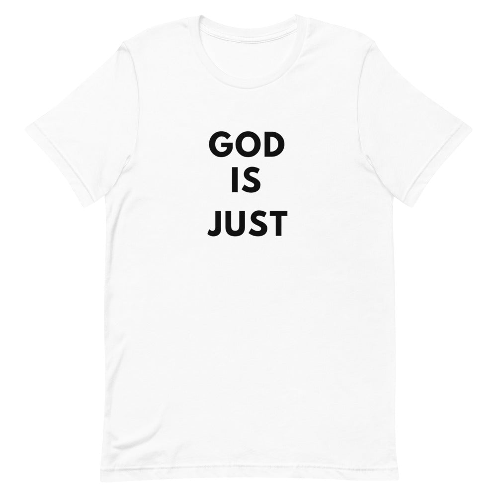 GOD IS JUST Tee (White)