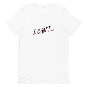 I Can't...But GOD Can Tee (Black Letters)