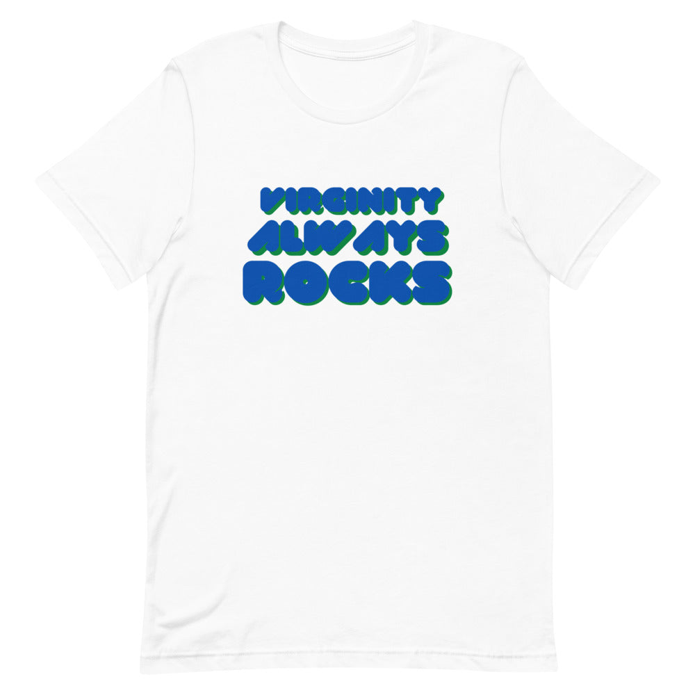 Virginity Always Rocks Tee (Blue/Green)