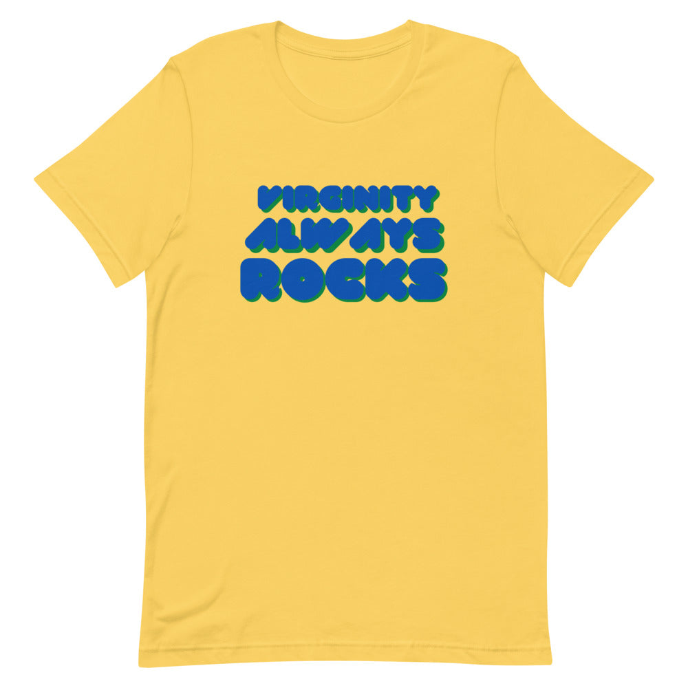 Virginity Always Rocks Tee (Blue/Green)