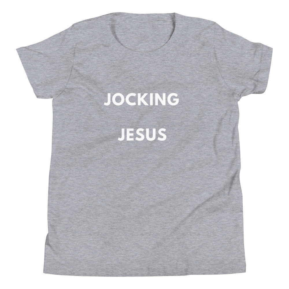 Youth-Jocking Jesus Tee (White Letters)