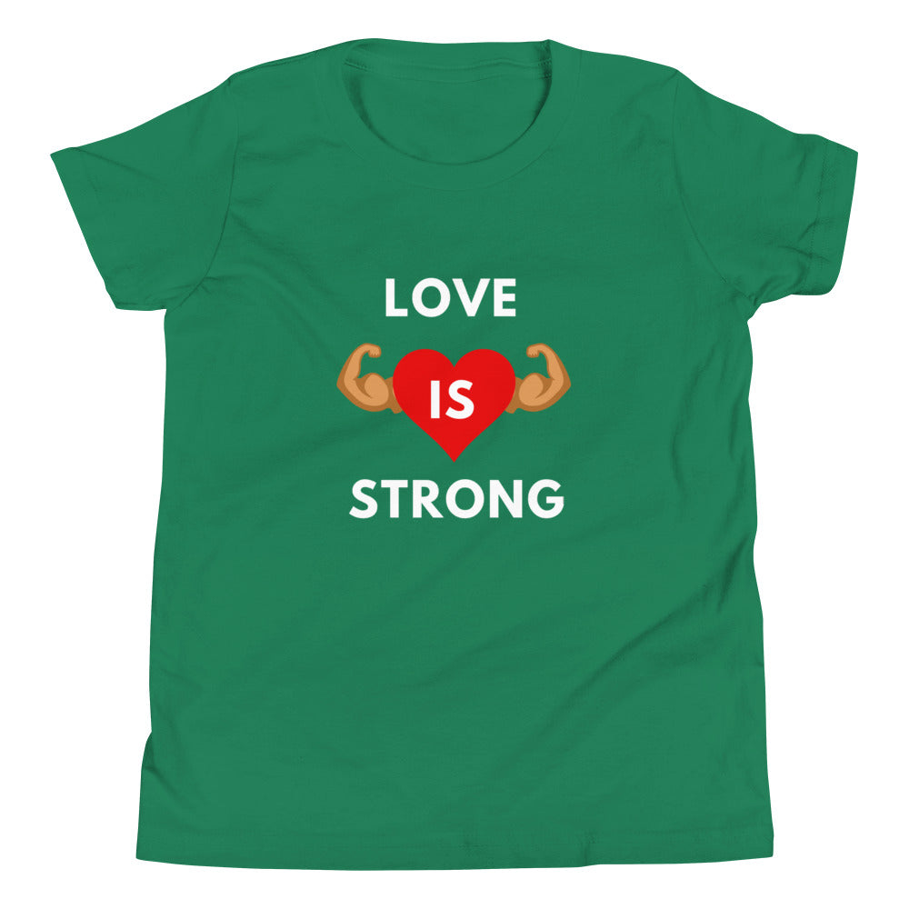 Youth- Love Is Strong Tee (White Letters)