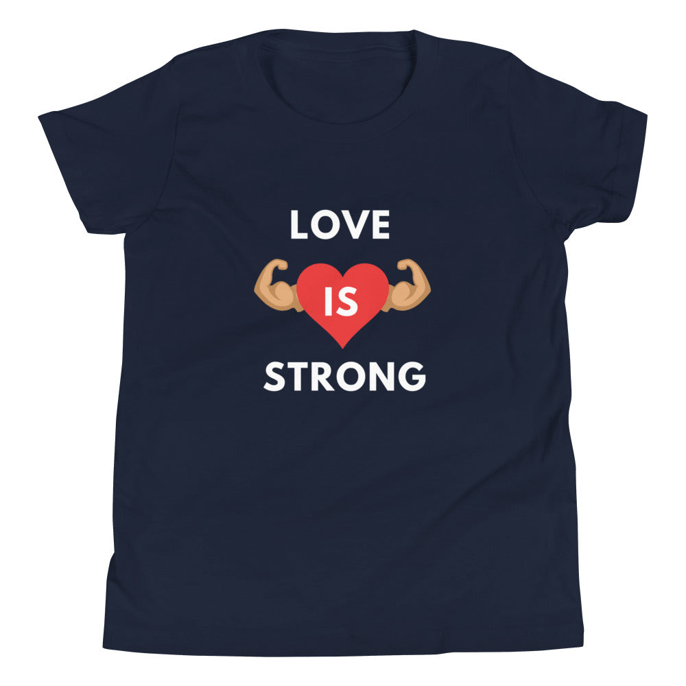 Youth- Love Is Strong Tee (White Letters)